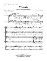 V'ahavta SATB choral sheet music cover